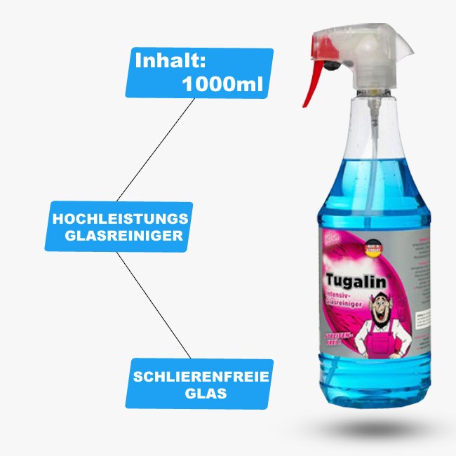 Preview: Tuga Chemie Glasreiniger Tugalin 1L