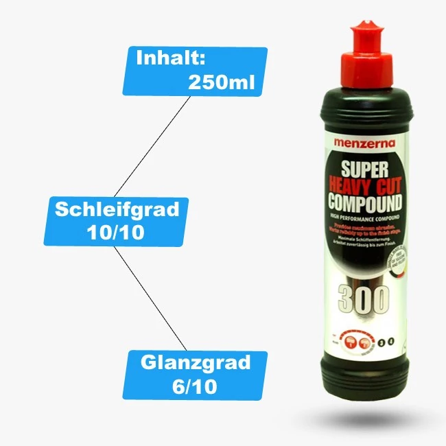 Menzerna Politur 300 Super Heavy Cut Compound 250ml