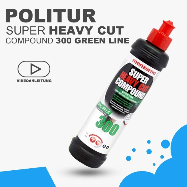 Politur Super Heavy Cut Compound 300 Green Line 0.25 L Menzerna