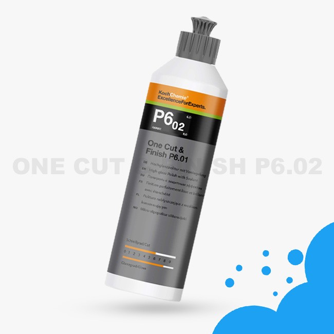Preview: Koch Chemie Politur P6.02 One Cut & Finish Hochglanzpolitur mit Versiegelung 0,25L