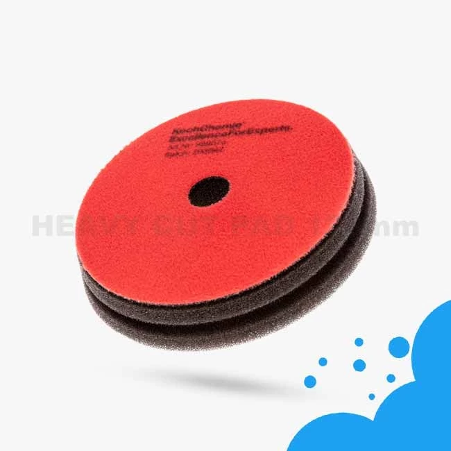 Koch Chemie Polierpad 125mm Heavy Cut Pad Rot Klett 999578