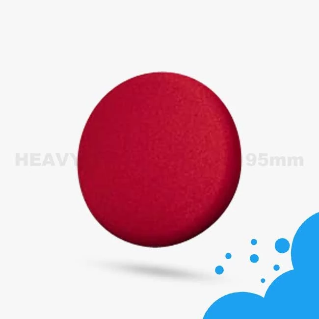 Menzerna Polierpad 95mm Heavy Cut Foam Pad Rot